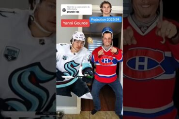 Voici ma projection 2023-24 pour Yanni Gourde du Kraken de Seattle... Un joueur de centre complet !
