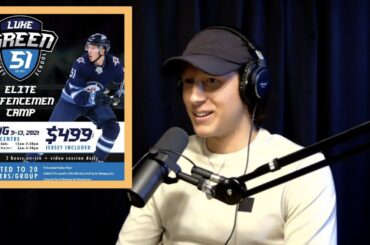 Luke Green talks about Luke Green Hockey School and his excitement to help young hockey players.
