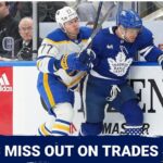 Toronto Maple Leafs miss out on potential trade options, assessing team's draft capital