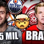 BRAVO, STEVE YZERMAN (ANOTHER RED WINGS MOVE) + OILERS SIGN EVAN BOUCHARD TO MASSIVE EXTENSION