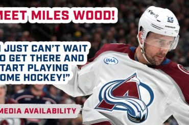 New Blue Jackets Forward, Miles Wood, Can't Wait to Get to Columbus! | Media Availability