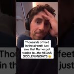 Jesse Pollock reacts to Mitch Marner getting traded to the Vegas Golden Knights