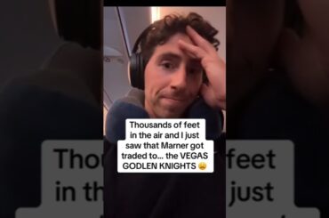Jesse Pollock reacts to Mitch Marner getting traded to the Vegas Golden Knights