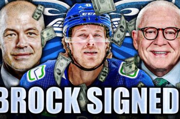 HELL YEAH! BROCK BOESER RE-SIGNS W/ THE VANCOUVER CANUCKS