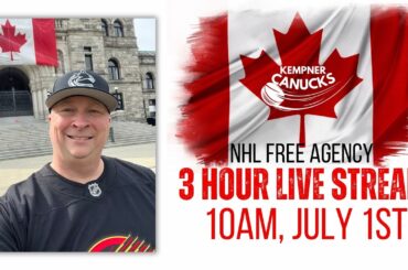 NHL Free Agency: 3 Hour LIVE Stream! Join the conversation starting at 10am.