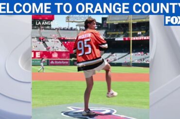 Angels introduce Ducks 1st-rounder Roger McQueen | FOX 11 LA