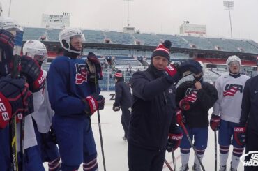 2018 WJC: Practice at New Era Field