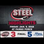 Chicago Steel at Fargo Force (Jan. 5, 2018)