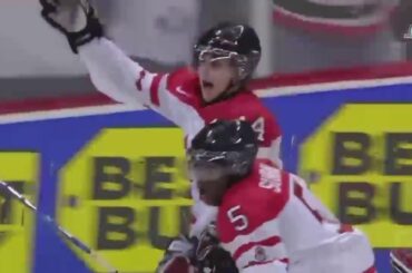 Jordan Eberle Team Canada Semi Final Tying Goal vs. Russia (No Pierre McGuire)