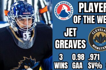 Jet Greaves Dominates: AHL Player of the Week  | Columbus Blue Jackets Prospect