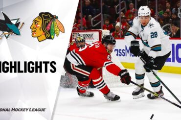 NHL Highlights | Sharks @ Blackhawks 3/11/20