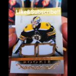 Jeremy Swayman Gold Rookie Patch /799 Boston Bruins #sportscards #nhl