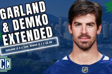 CANUCKS EXTEND THATCHER DEMKO AND CONOR GARLAND
