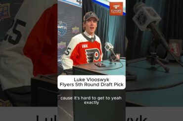Philadelphia Flyers 2025 NHL Draft Pick Luke Vlooswyk on getting drafted by the Flyers & his game,