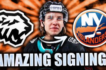 ANOTHER HUGE WIN FOR THE NEW YORK ISLANDERS: MATHIEU DARCHE SIGNS THE NEXT KAPRIZOV (MAXIM SHABANOV)