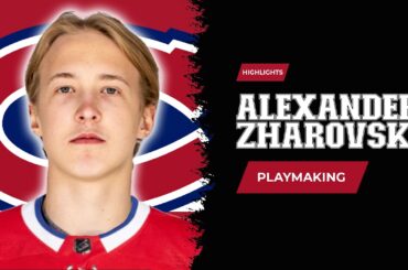 ALEXANDER ZHAROVSKY : Fabrication de jeux, passes, vision, créativité | Canadiens de Montréal