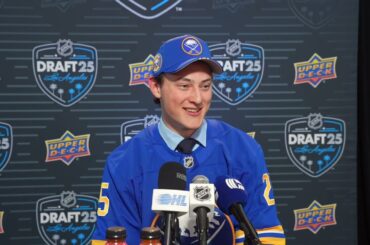 2025 NHL Draft Media Availability - David Bedkowski (71st Overall, Buffalo Sabres)