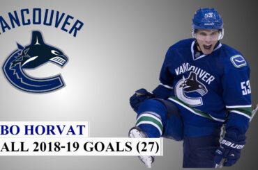 Bo Horvat (#53) All 27 Goals of the 2018-19 NHL Season