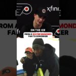 Porter Martone on being coached by WAYNE SIMMONDS 🏒