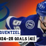Jake Guentzel (#59) All 41 Goals of the 2024-25 NHL Season