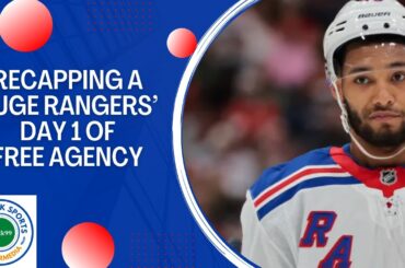 Recapping a HUGE DAY 1 of Rangers Free Agency