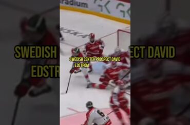 David Edstrom Swedish Center Prospect Could Be A Steal In The 2023 NHL DRAFT! #nhldraft #shorts #nhl