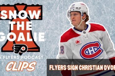 Flyers Overpay To Sign Christian Dvorak? | Snow The Goalie Clips