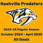 Nashville Predators | 2024-25 Season | All 214 Goals