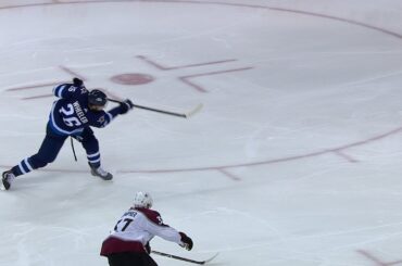 Blake Wheeler nets give-and-go from Mark Scheifele for SHG