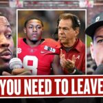 Josh Jacobs On Being Told To LEAVE Alabama + Mentality Of Not Being The Main Guy | Bussin'