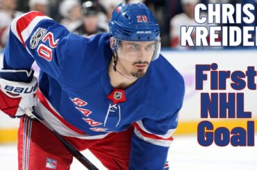 Chris Kreider #20 (New York Rangers) first NHL goal Apr 23, 2012 (Classic NHL)