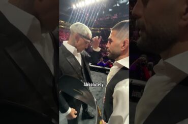 Ilia Topuria apologized to Charles Oliveira's face 😳 #ufc317