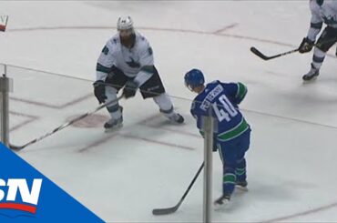 Elias Pettersson Shows Off Patience, Vision With Assist On Bo Horvat Goal