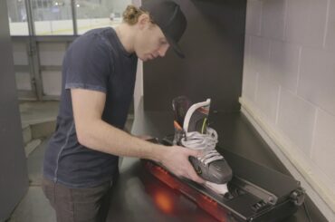 Sharpening Skates With Patrick Kane and the Sparx Skate Sharpener