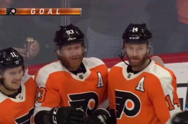 Jakub Voracek Goal - Philadelphia Flyers vs Columbus Blue Jackets (2/18/20)