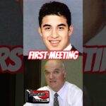 Scott Gomez Talks About Meeting NJ Devils GM Lou Lamoriello For First Time #njdevils #shorts #short
