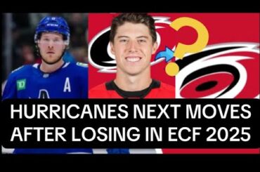 CAROLINA HURRICANES NEXT MOVES AFTER ECF LOSS VS PANTHERS | TRADES? TARGET MITCH MARNER AGAIN?