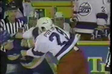 David Mackey vs Rudy Poeschek (Newsclip 2) - Sep 25, 1991