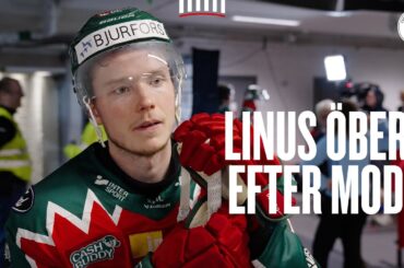 Linus Öberg efter MoDo - Frölunda vinner med 3-2