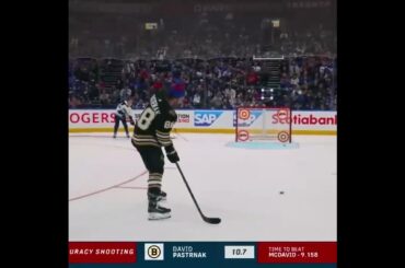 David Pastrňák accuracy shooting challenge - 2024 NHL All-star