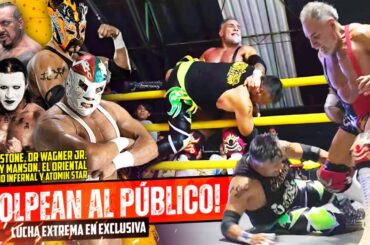 FUERTE PELEA en el PÚBLICO y VESTIDORES🔴| DR WAGNER JR  vs CHARLY MANSON y ORIENTAL vs DEMO INFERNAL