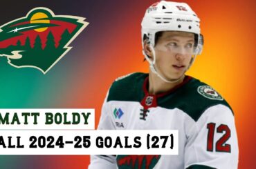 Matt Boldy (#12) All 27 Goals of the 2024-25 NHL Season