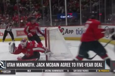 Utah Mammoth, Jack McBain Agree To 5 Year Contract Extension