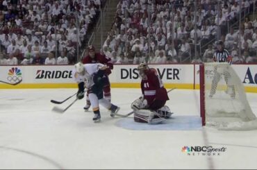 Patrik Hornqvist PPG goal. Nashville Predators vs Phoenix Coyotes Game 2 4/29/12 NHL Hockey