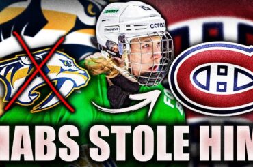 IT'S OFFICIAL: THE HABS STOLE HIM FROM THE NASHVILLE PREDATORS… (Alexander Zharovsky)