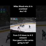 Miles Wood scores the overtime game winning goal and completes the Avs comeback! #Stars #Avs