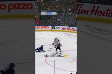 Linus Ullmark Tries To Make Play But It Backfires
