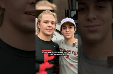 Behind the number with Raiders' rookie Jack Bech #18 🩶🖤