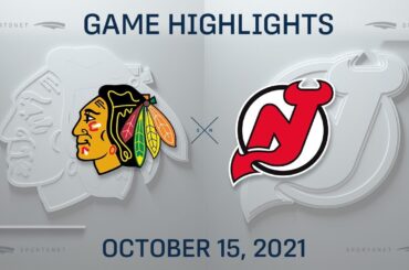 NHL Highlights | Blackhawks vs. Devils - Oct. 15, 2021