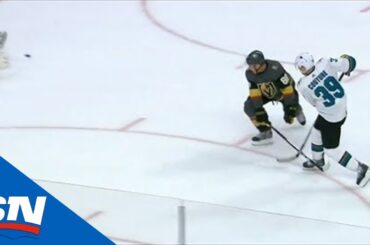 Sharks’ Logan Couture Beats Clock To Score With 6.5 Seconds Left In First